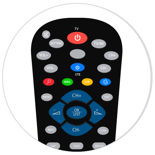 aw-programar control decodificador une