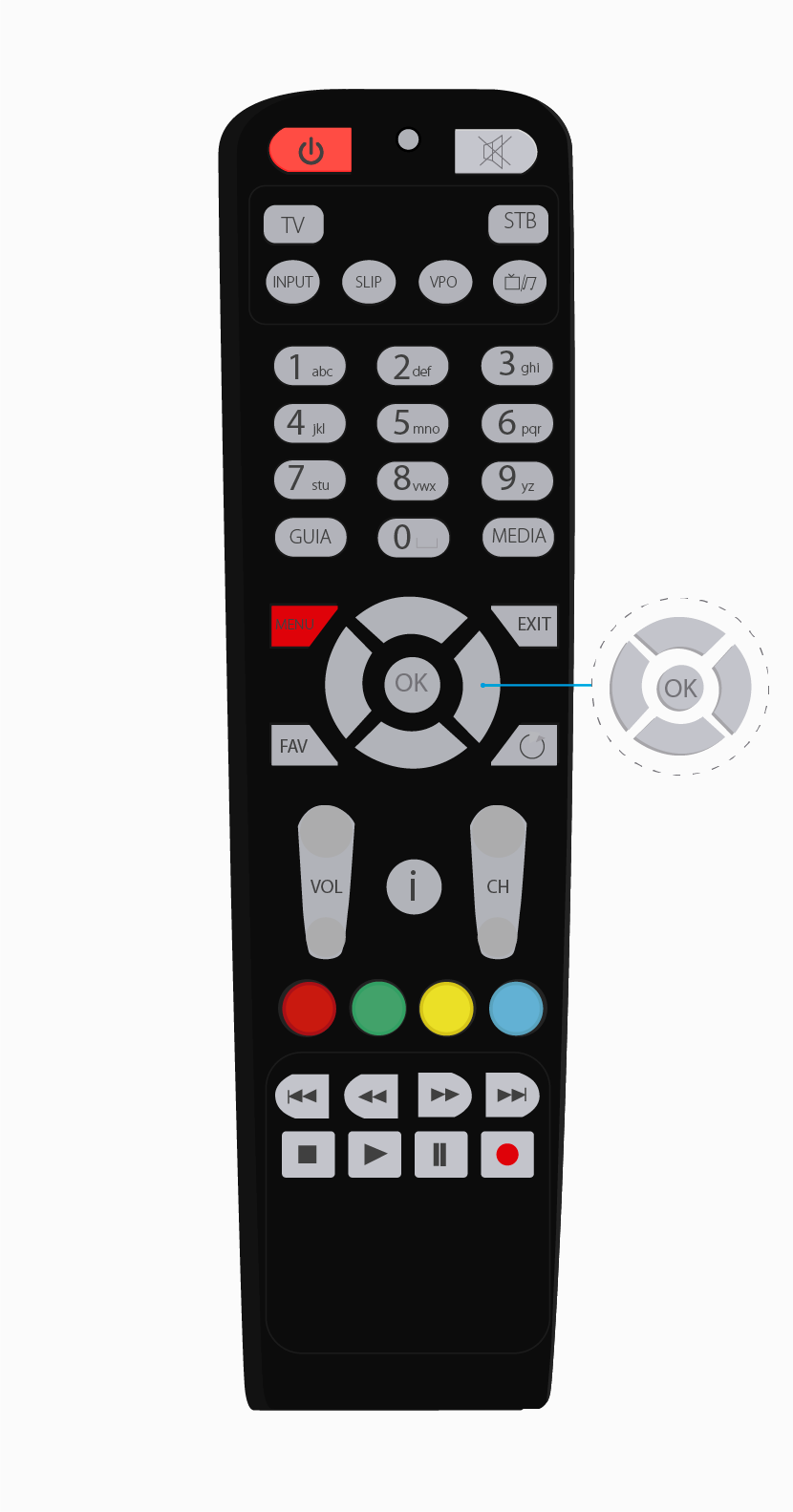 aw-como programar control universal tigo une