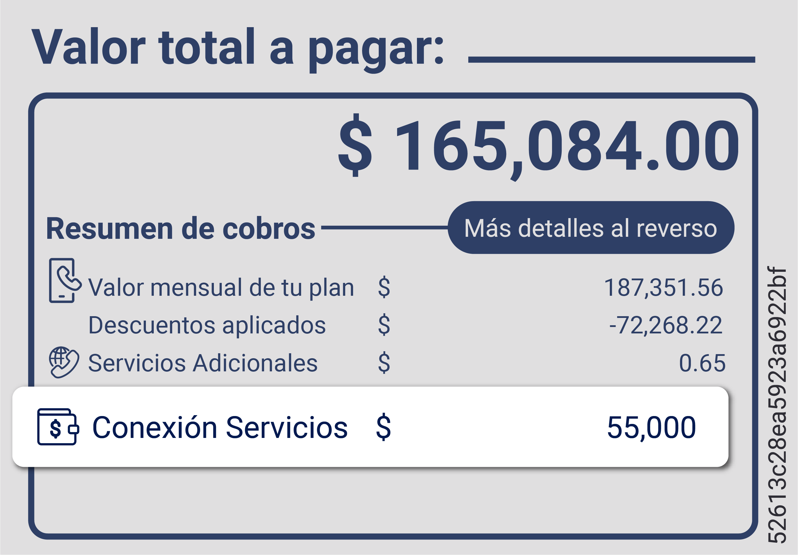 aw-valor de conexión para servicios tigo hogar