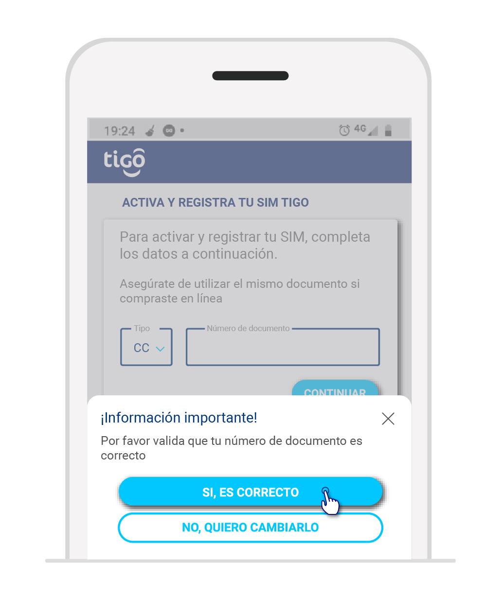 aw-Mensaje confirmacion activacion sim tigo