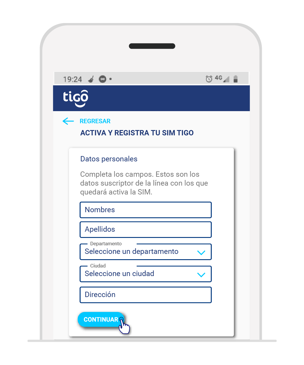 aw-registrar sim tigo pasos finales