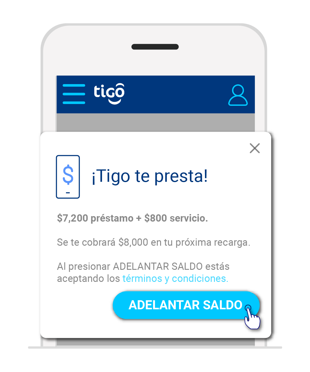 aw-Recargar Tigo Online Paso 4 Tarjeta de credito