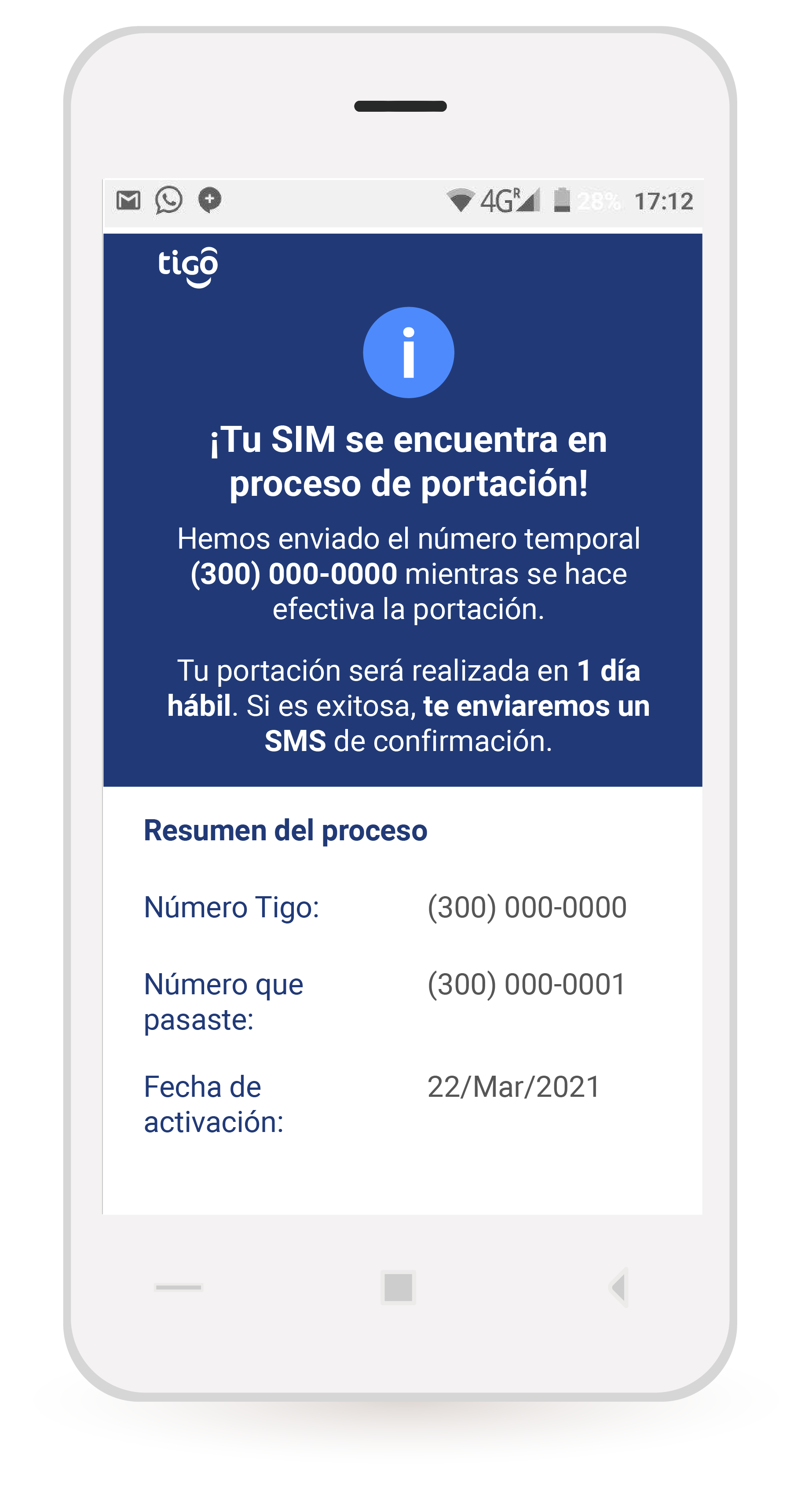 aw-Numero de telefono temporal activacion sim card tigo