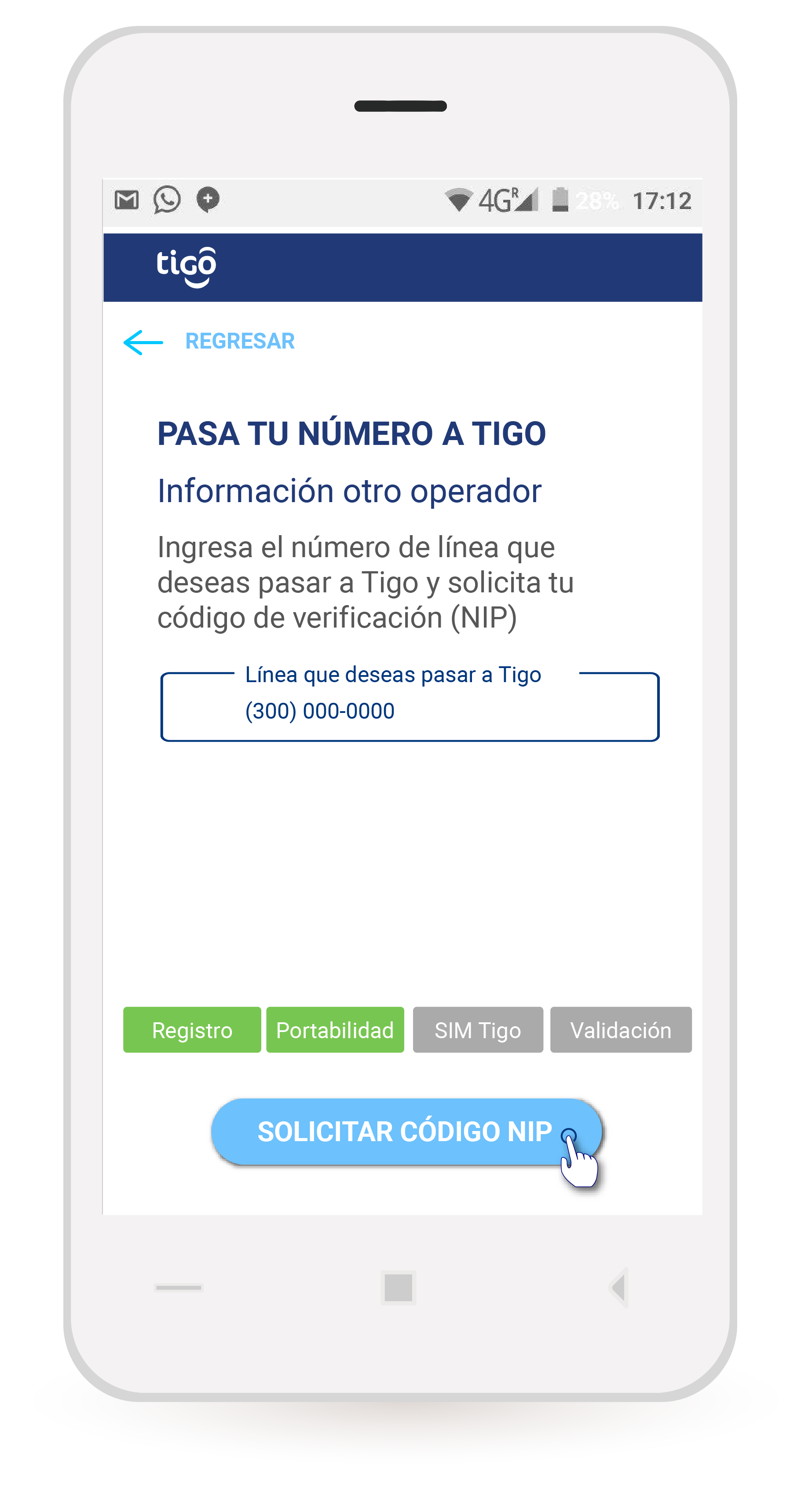 aw-Portabilidad tigo activacion sim card