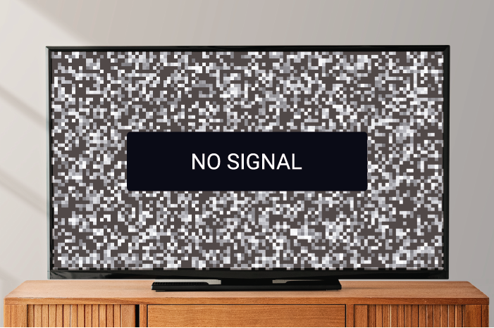 aw-television sin señal por 15 minutos