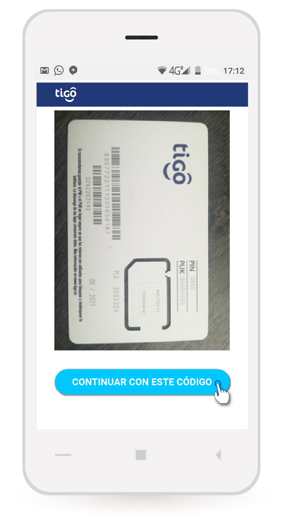 aw-Documentos solicitados activación tigo pospago