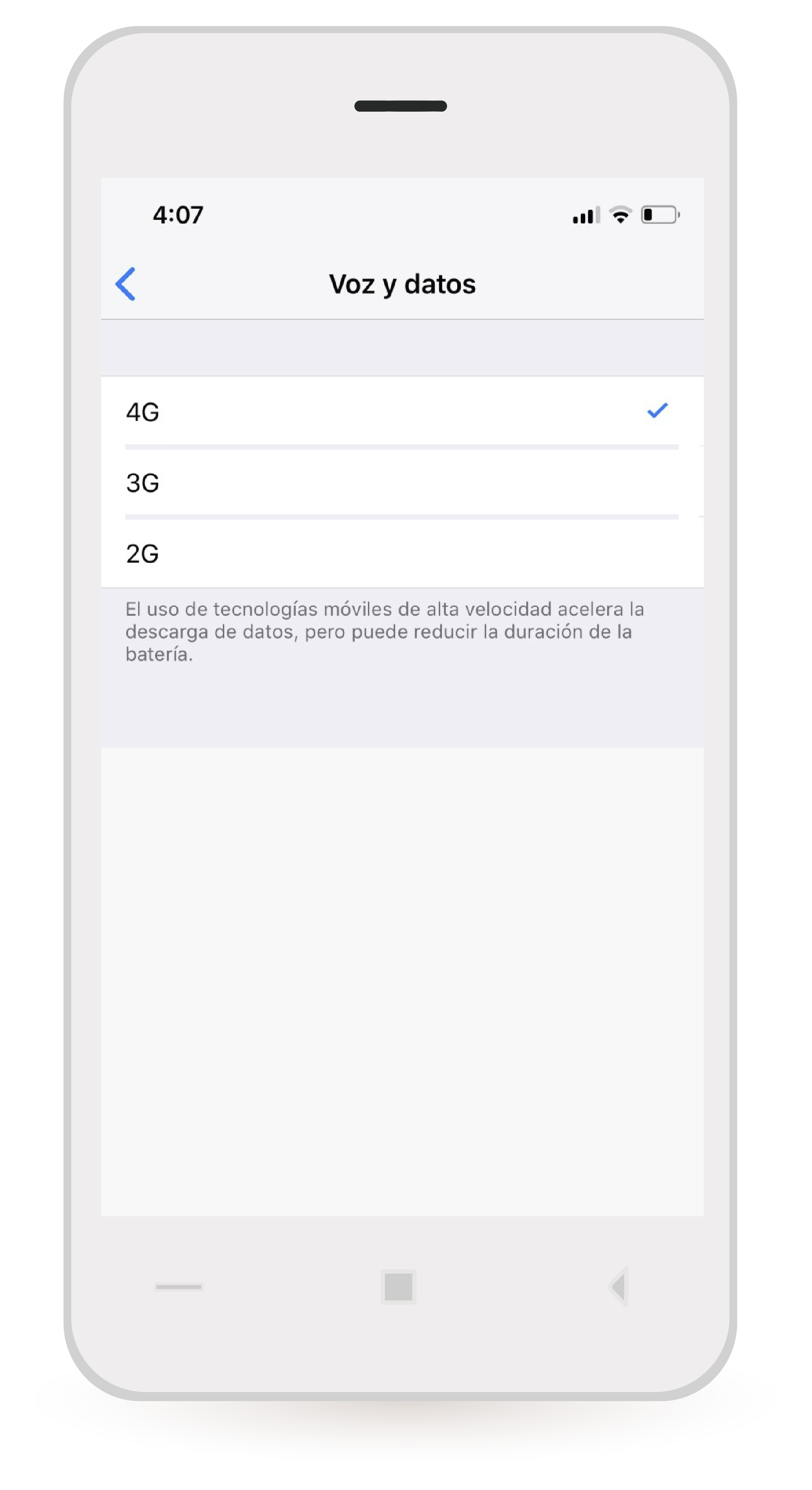 aw-lte en iphone caracteristicas