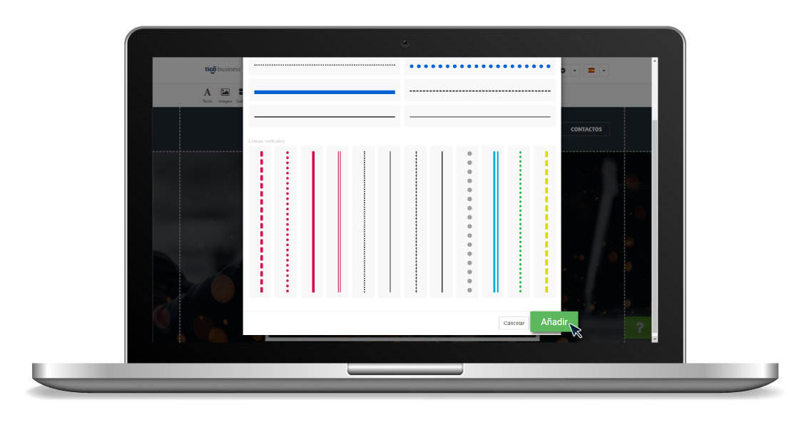 aw-Como agregar lineas a una web Tigo Business Paso 4 Añadir Linea