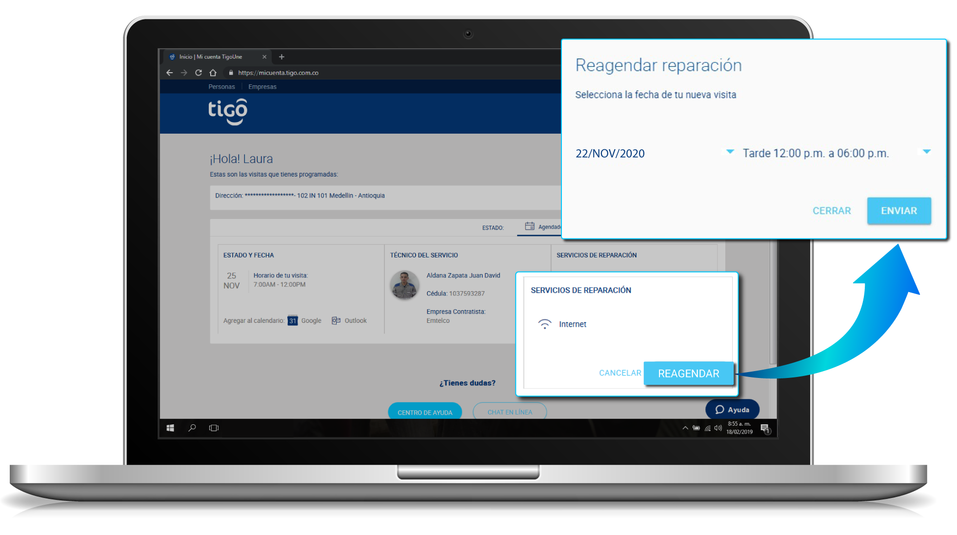 aw-Reagendar visita tigo paso 3