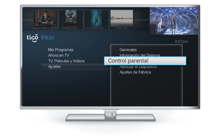 aw-cual es el pin de control parental tigo