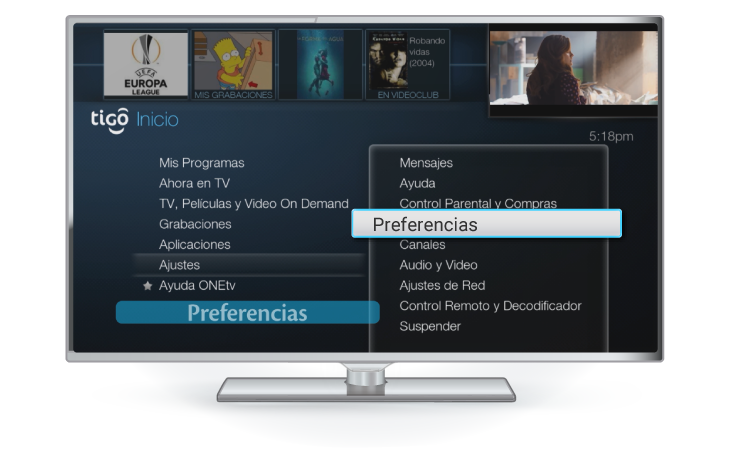 aw-idioma decodificador gateway tigo one tv