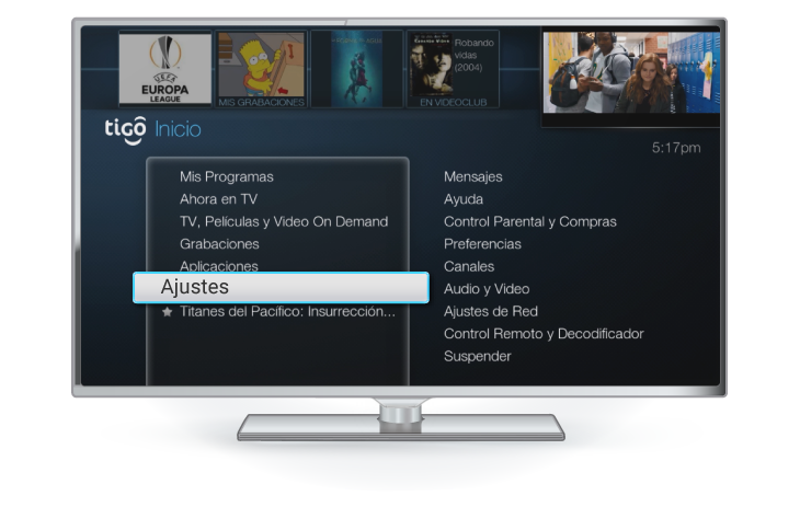 aw-cambiar audio decodificador gateway tigo one tv