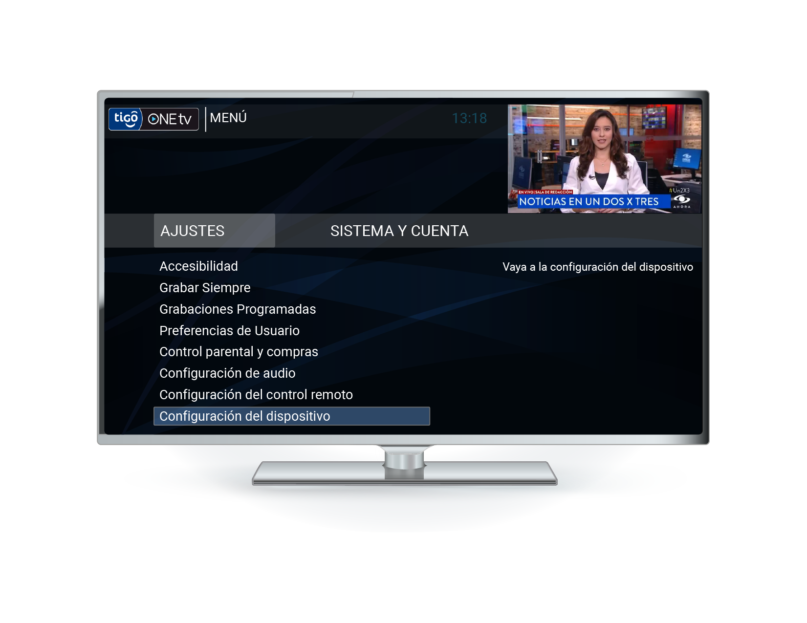 aw-configuracion del dispositivo tigo one tv