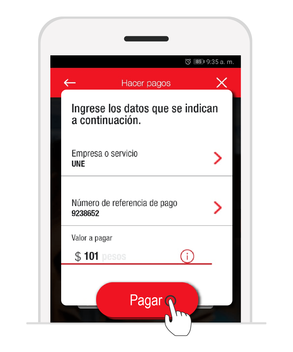 aw-Pagar factura Tigo sin cuenta bancaria o tarjeta de credito opcion 1 Daviplata paso 6 pagar