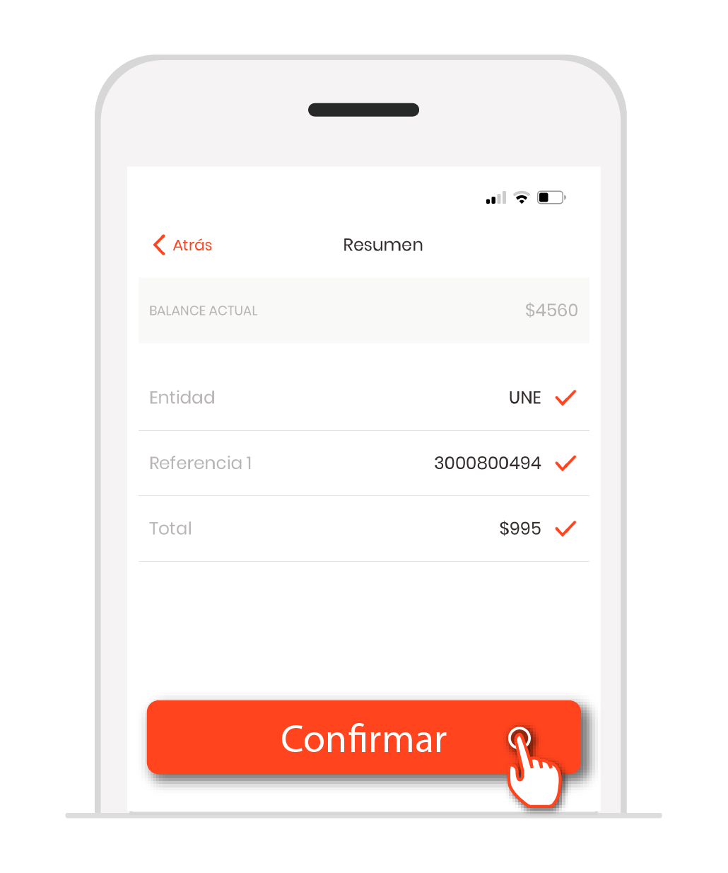 aw-Pagar factura Tigo sin cuenta bancaria o tarjeta de credito opcion 4 Rappi Pay Paso 6 confirmar