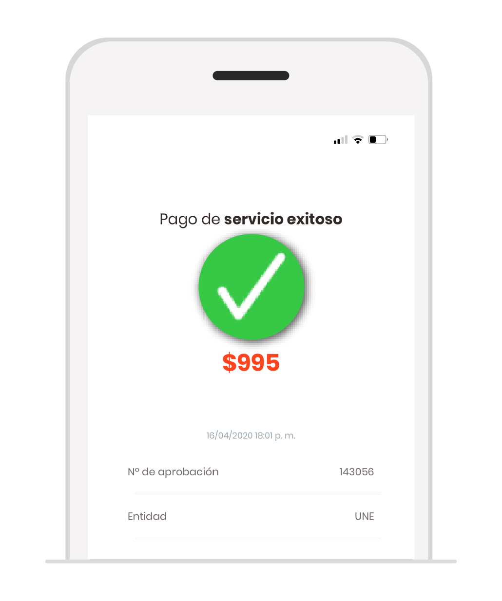 aw-Pagar factura Tigo sin cuenta bancaria o tarjeta de credito opcion 4 Rappi Pay Paso 7 confirmacion de pago