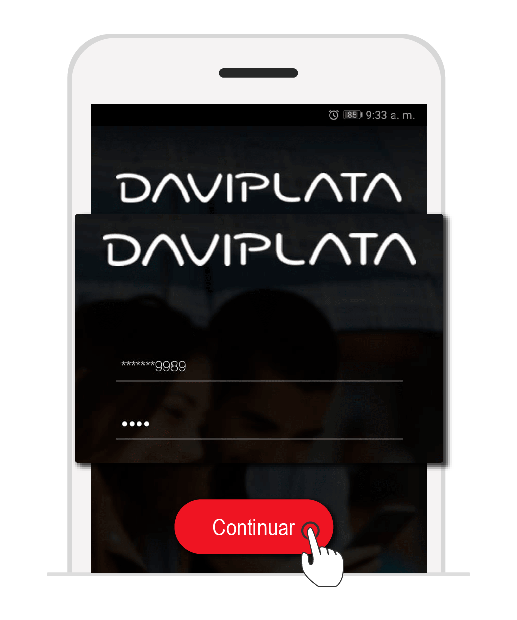 aw-Pagar factura Tigo sin cuenta bancaria o tarjeta de credito opcion 1 Daviplata Paso 1 registro