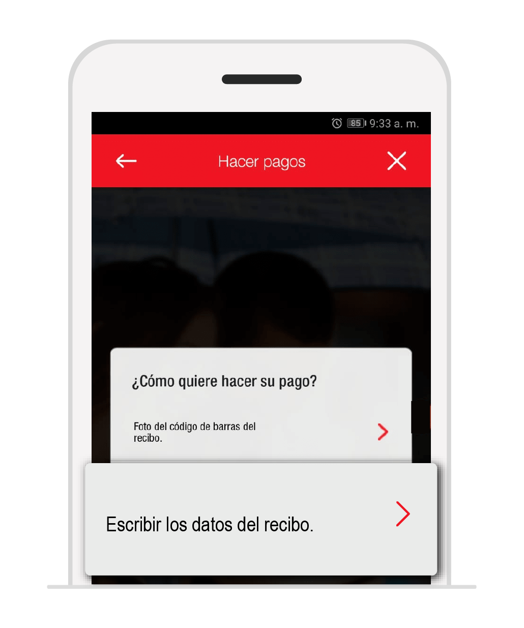 aw-Pagar factura Tigo sin cuenta bancaria o tarjeta de credito opcion 1 Daviplata paso 3 escribir datos de recibo