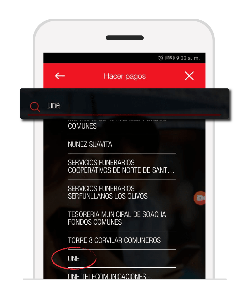 aw-pagar factura Tigo sin cuenta bancaria o tarjeta de credito opcion 1 Daviplata paso 4 convenio UNE