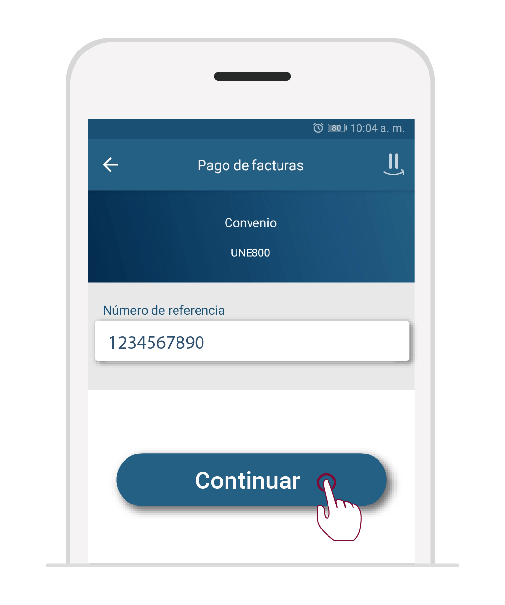 aw-Pagar factura Tigo sin cuenta bancaria o tarjeta de credito opcion 3 Movii Paso 4 referencia de pago