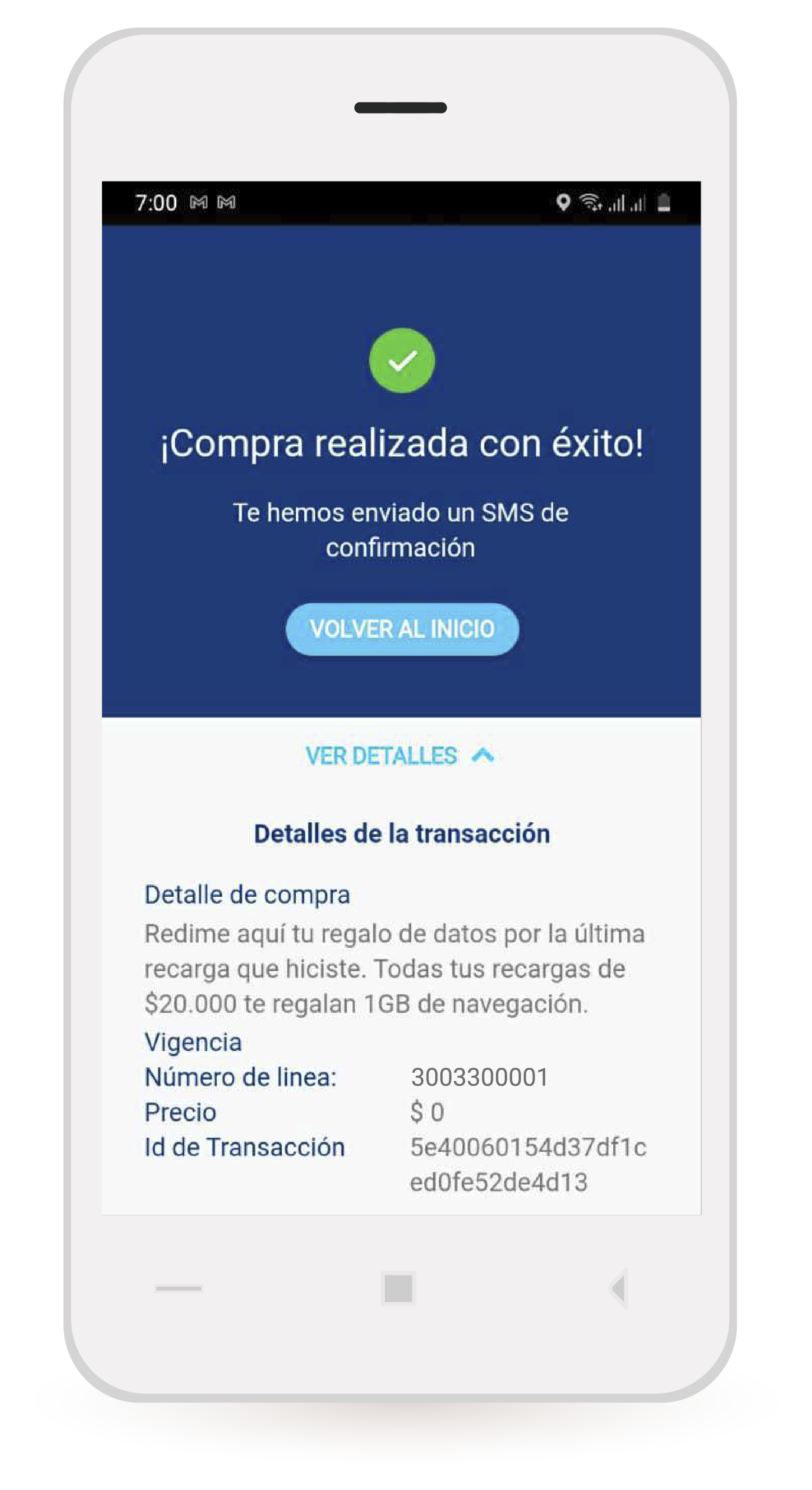 aw-compra exitosa paquete tigo