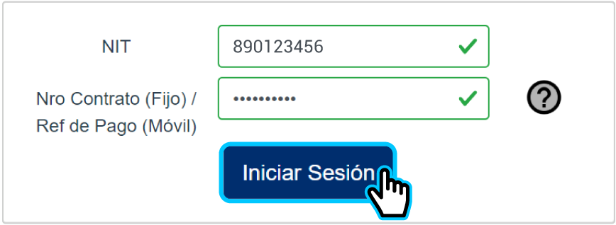 aw-iniciar sesion para actualizar factura Tigo Empresas