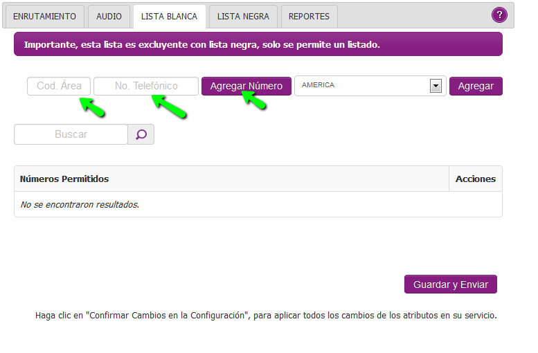 aw-Agregar una zona numero unico tigo paso 2 agregar