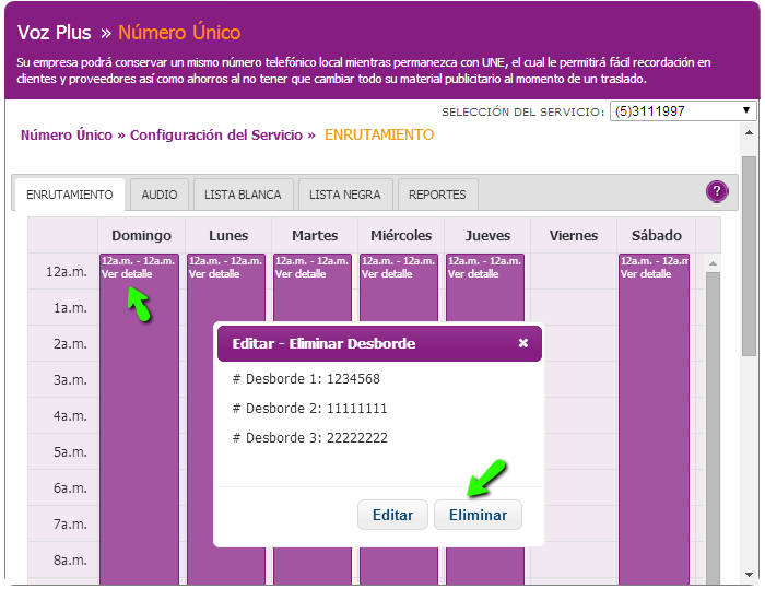 aw-Eliminar enrutamiento por menu tipo audio boton eliminar