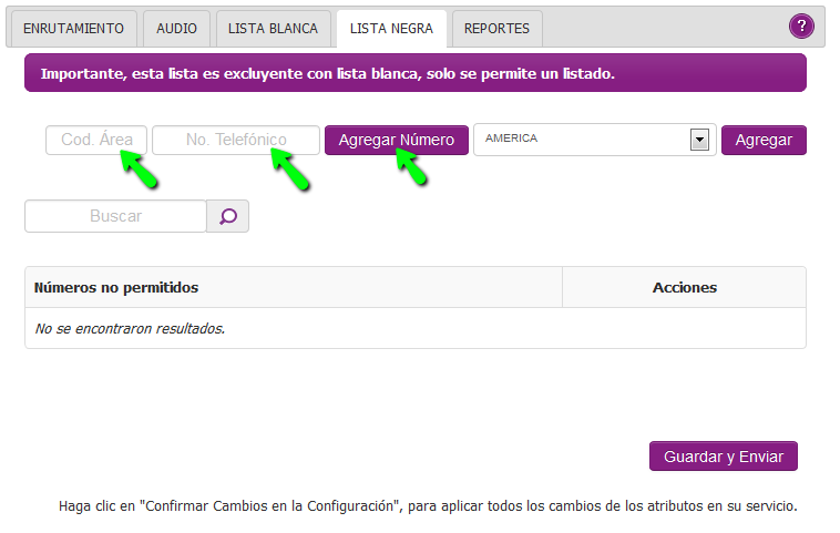 aw-Configurar enrutamientos numero unico tigo paso 5 tipo de enrutamiento