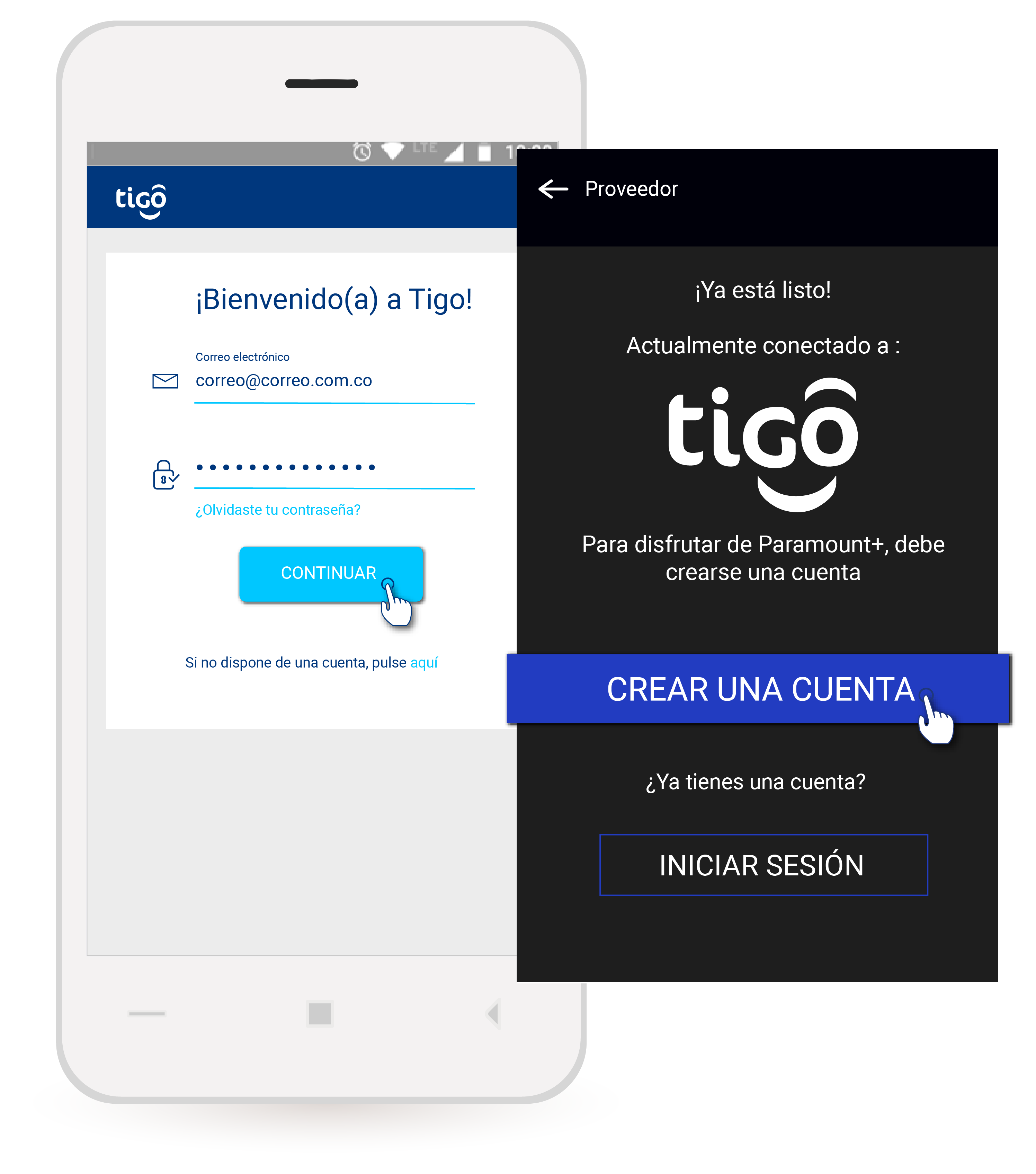 aw-crear una cuenta en mi tigo para paramount app