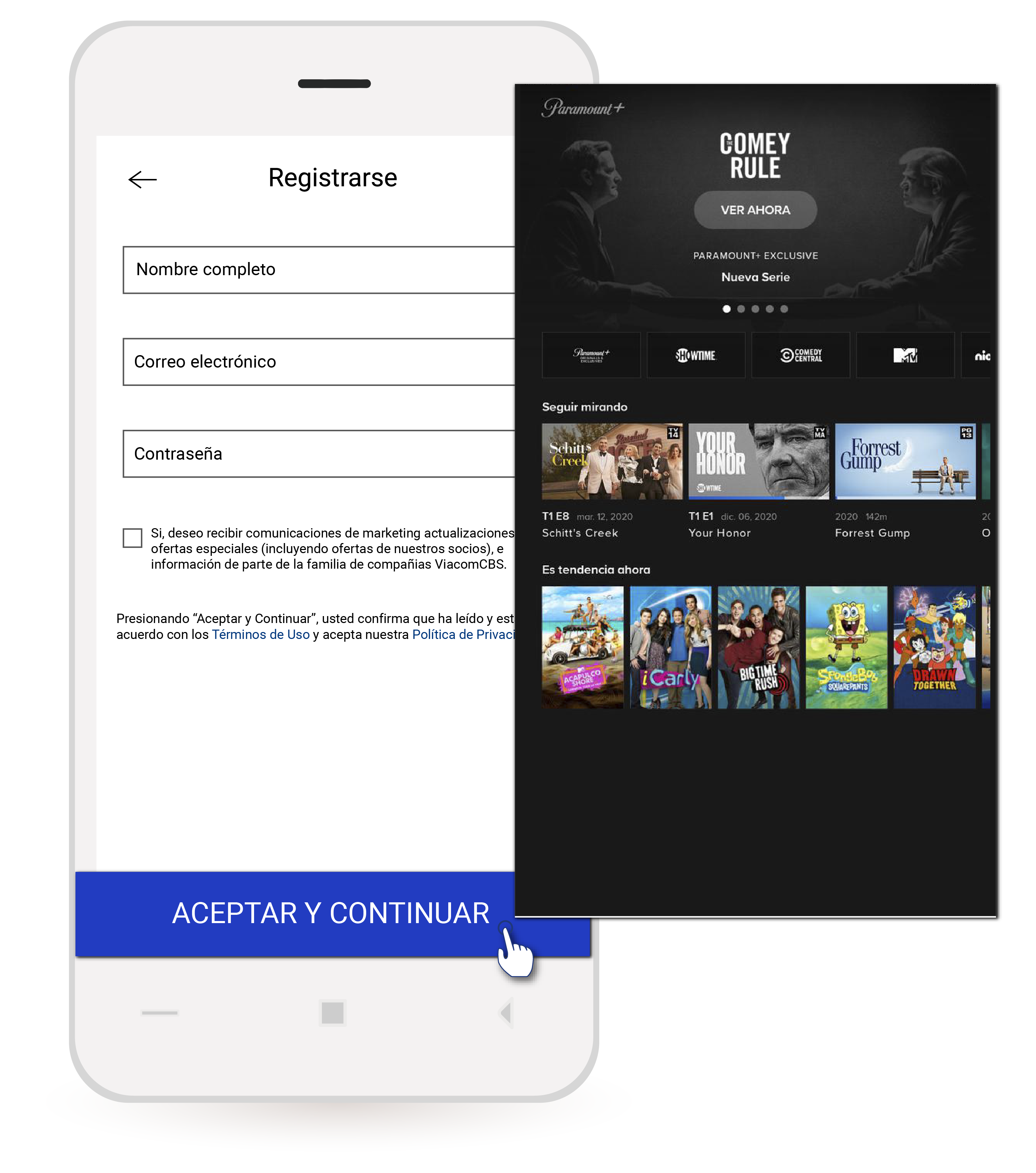 aw-registrarse en paramonut app