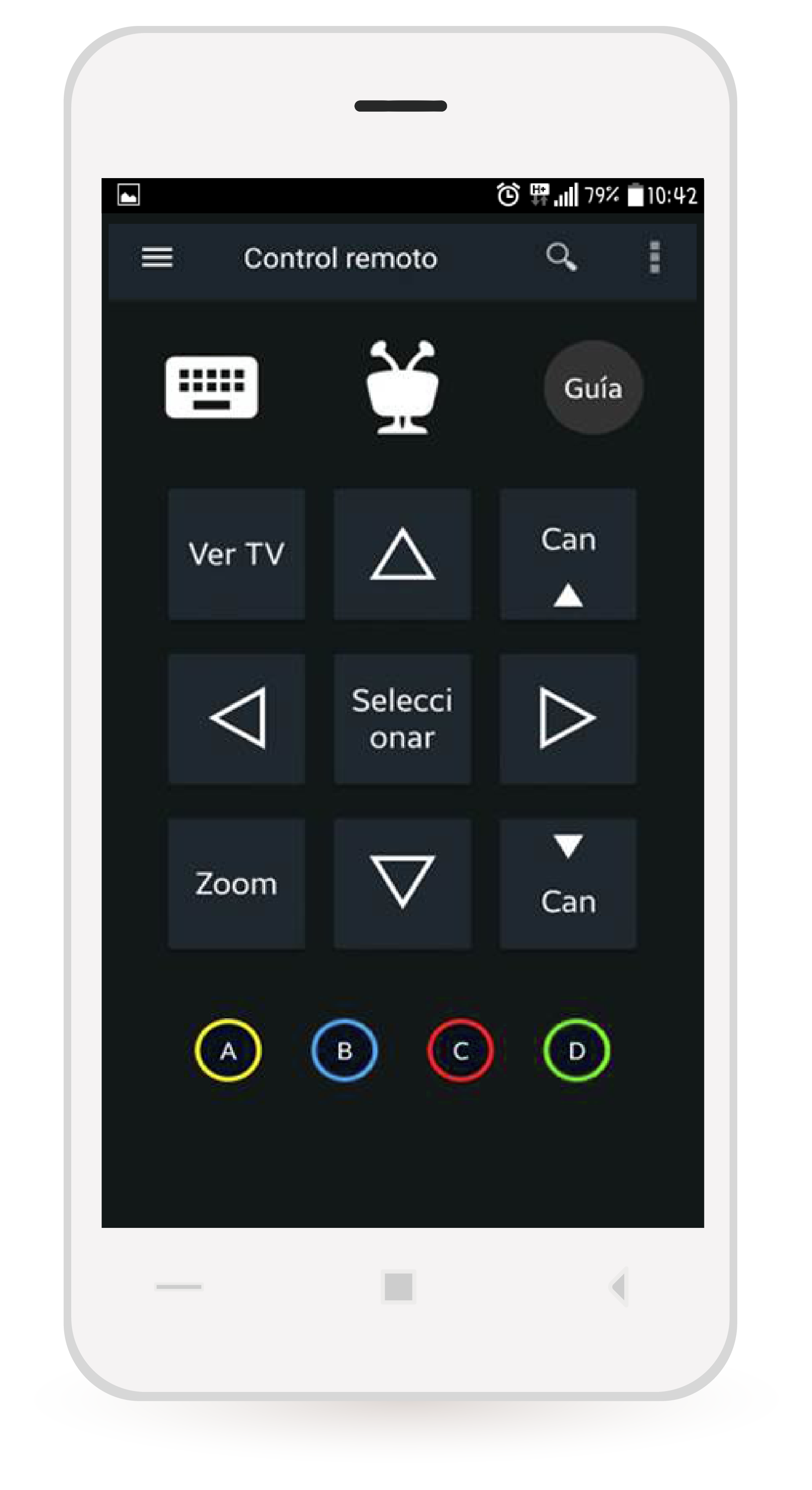 aw-onetv app control remoto