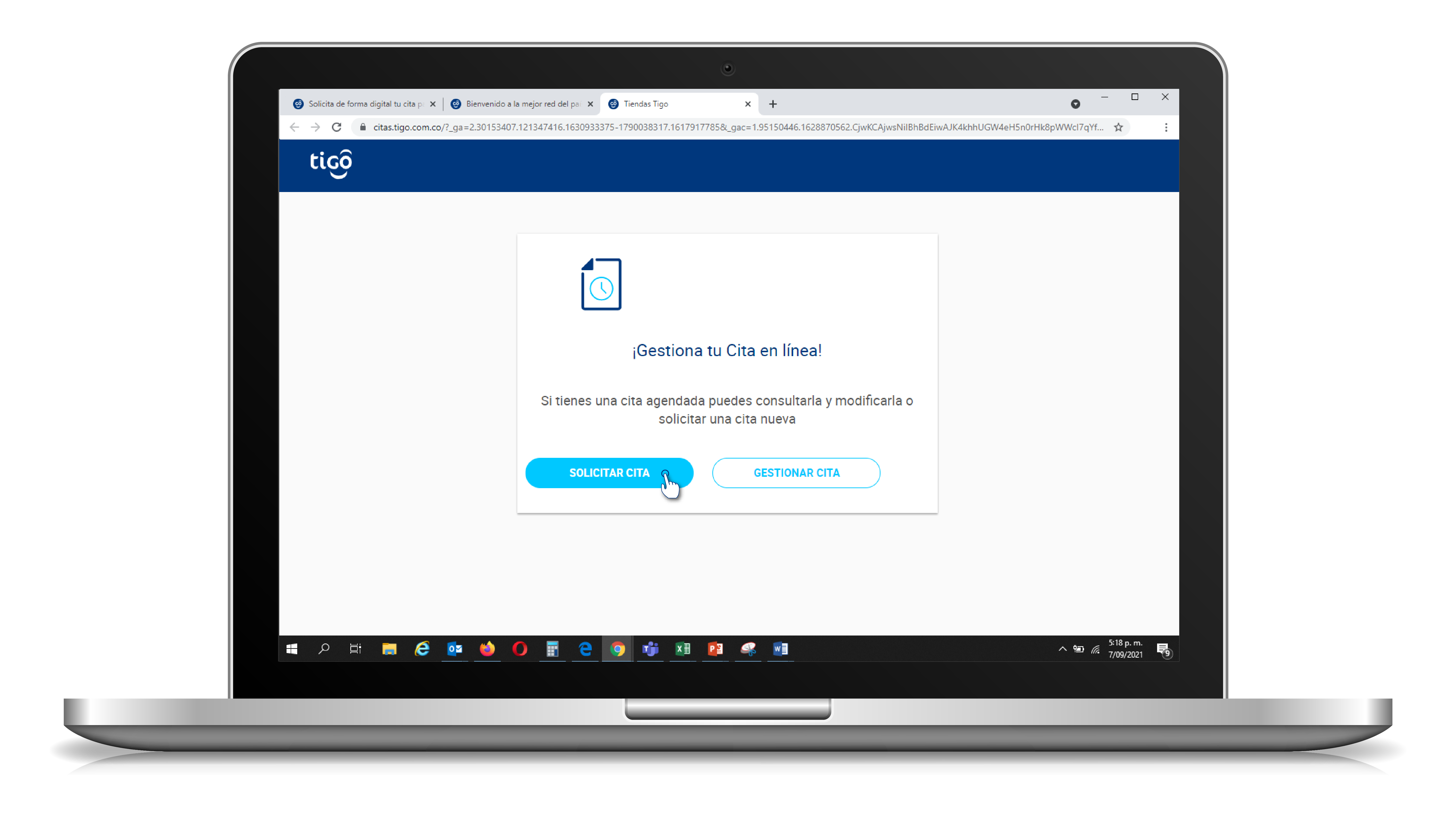 aw-Gestiona tu cita tiendas tigo