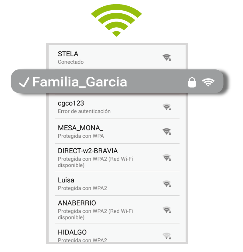 aw-Internet no navega Red wifi