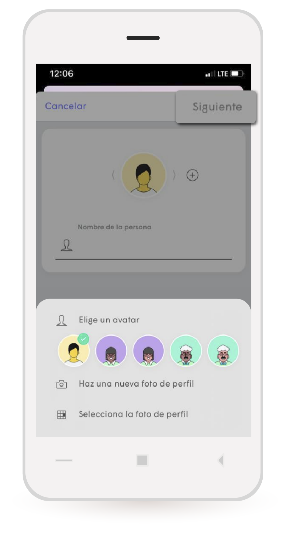 aw-avatar creacion de perfil tigo app wifi