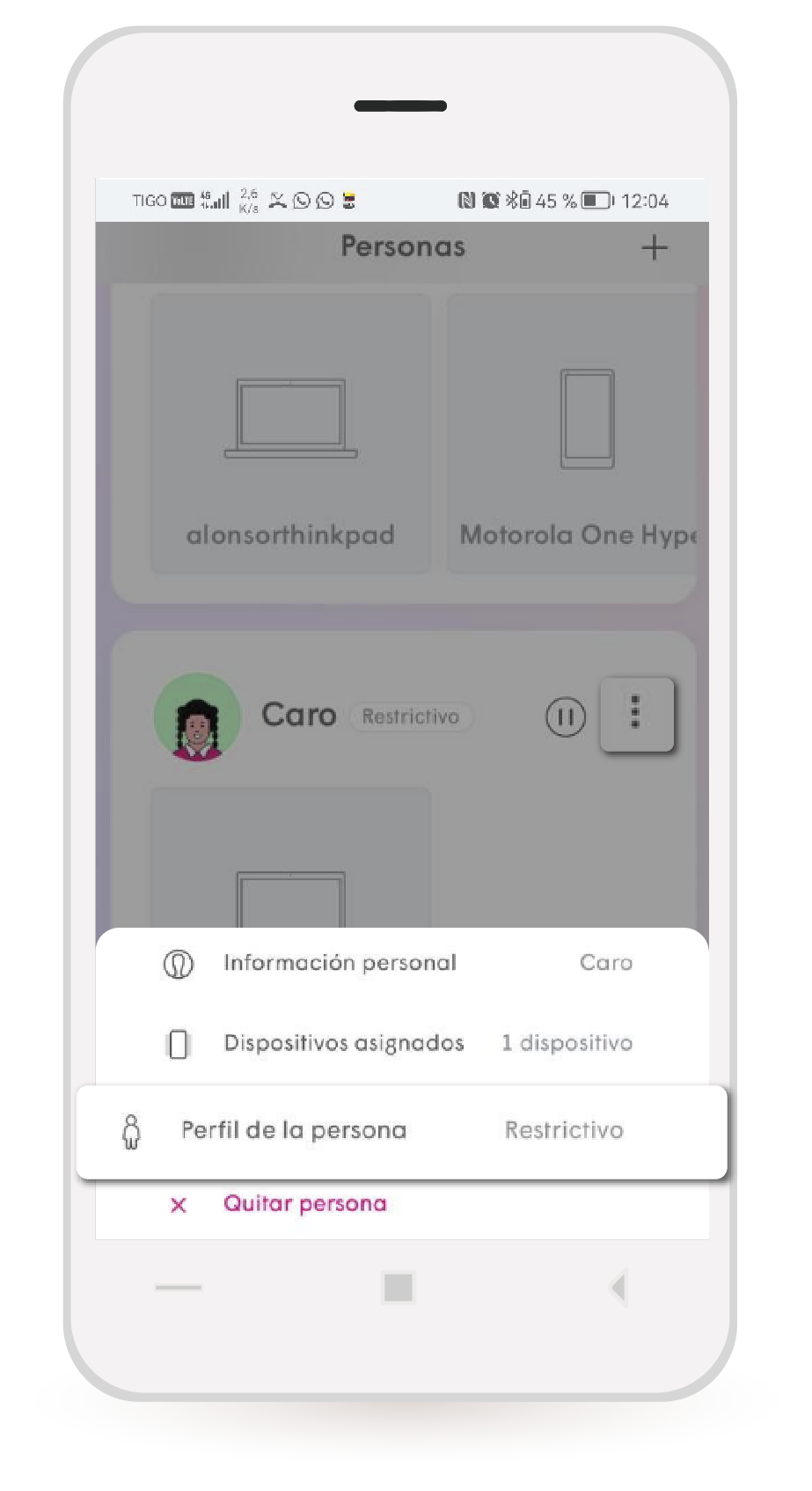 aw-cambiar perfil plataforma tigo wifi