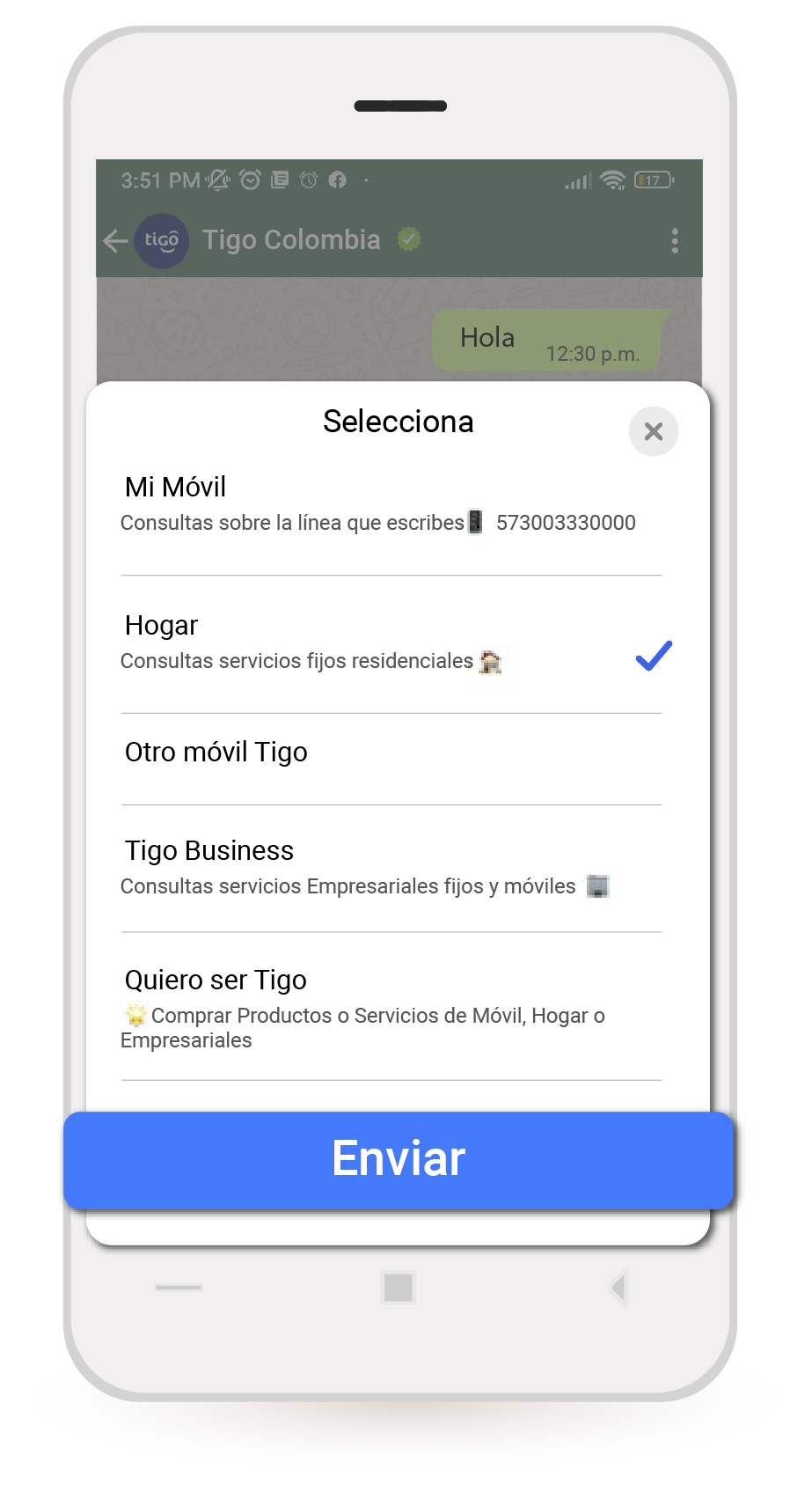 aw-servicio al cliente tigo whatsapp