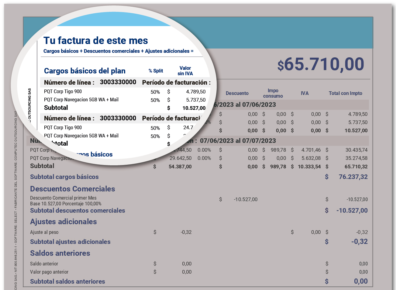 aw-factura tigo empresas para empleados