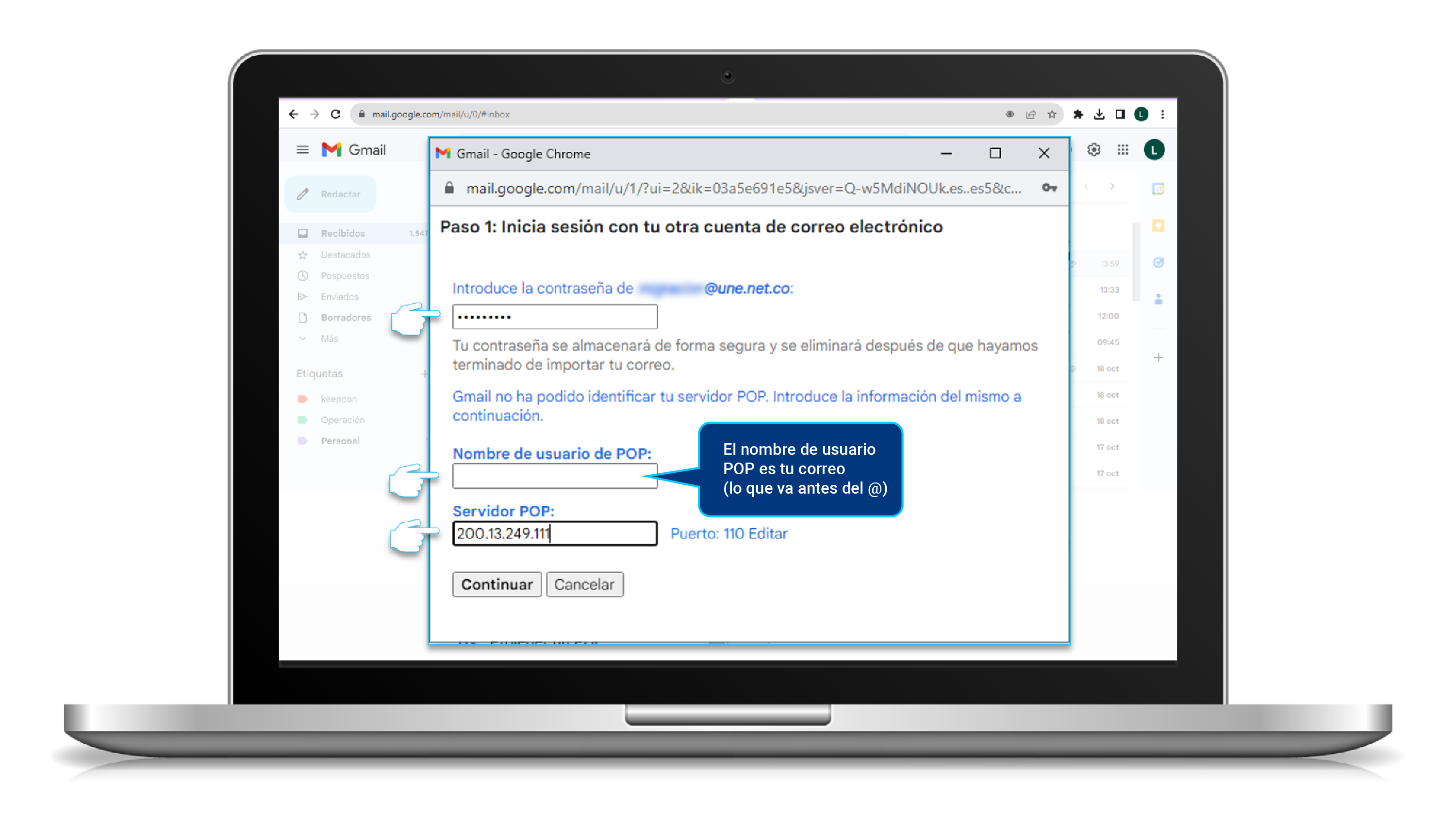 aw-importacion de correo tigo a gmail