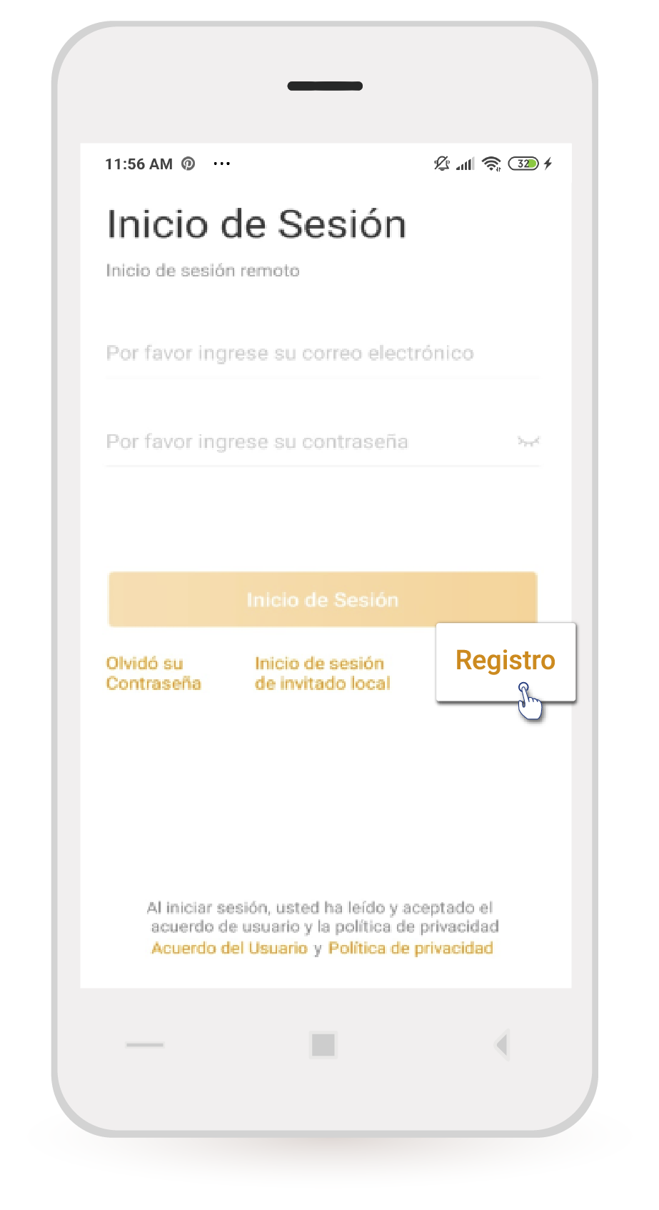 aw-registro app fiberhome
