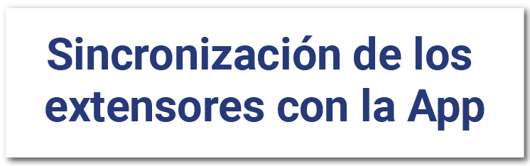 aw-sincronizacion de los extensores con la app