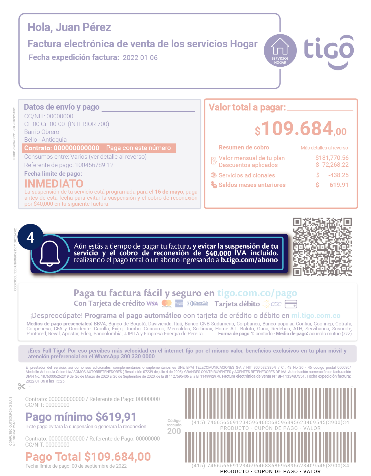 aw-novedades factura tigo en mora