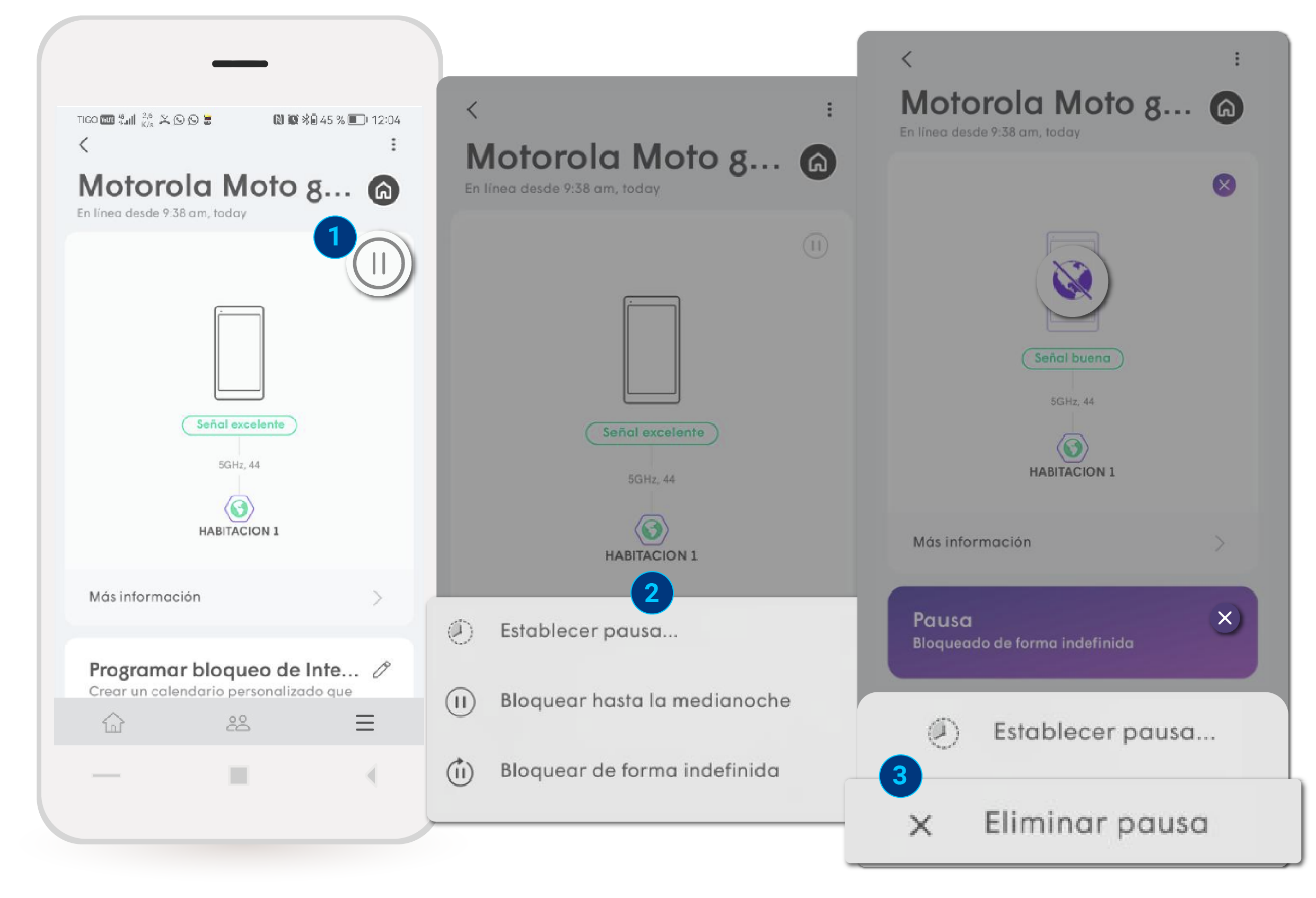 aw-restringir acceso wifi tigo app