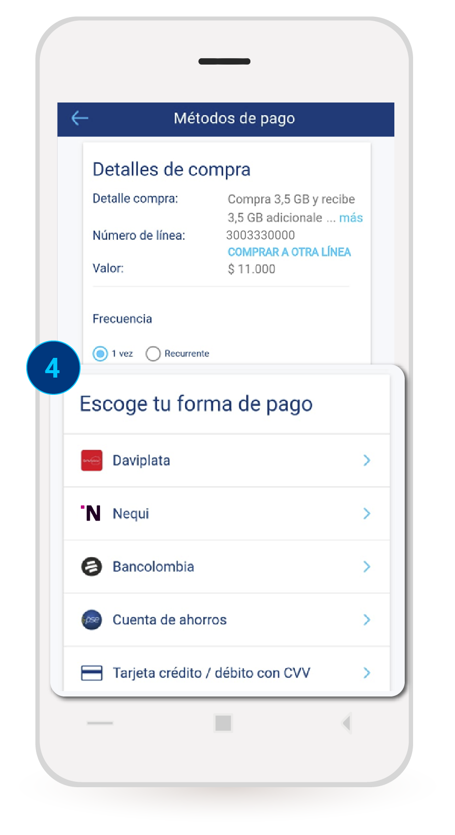 aw-comprar datos prepago mi tigo app