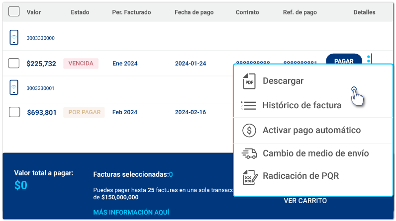 w-servicios tigo business online