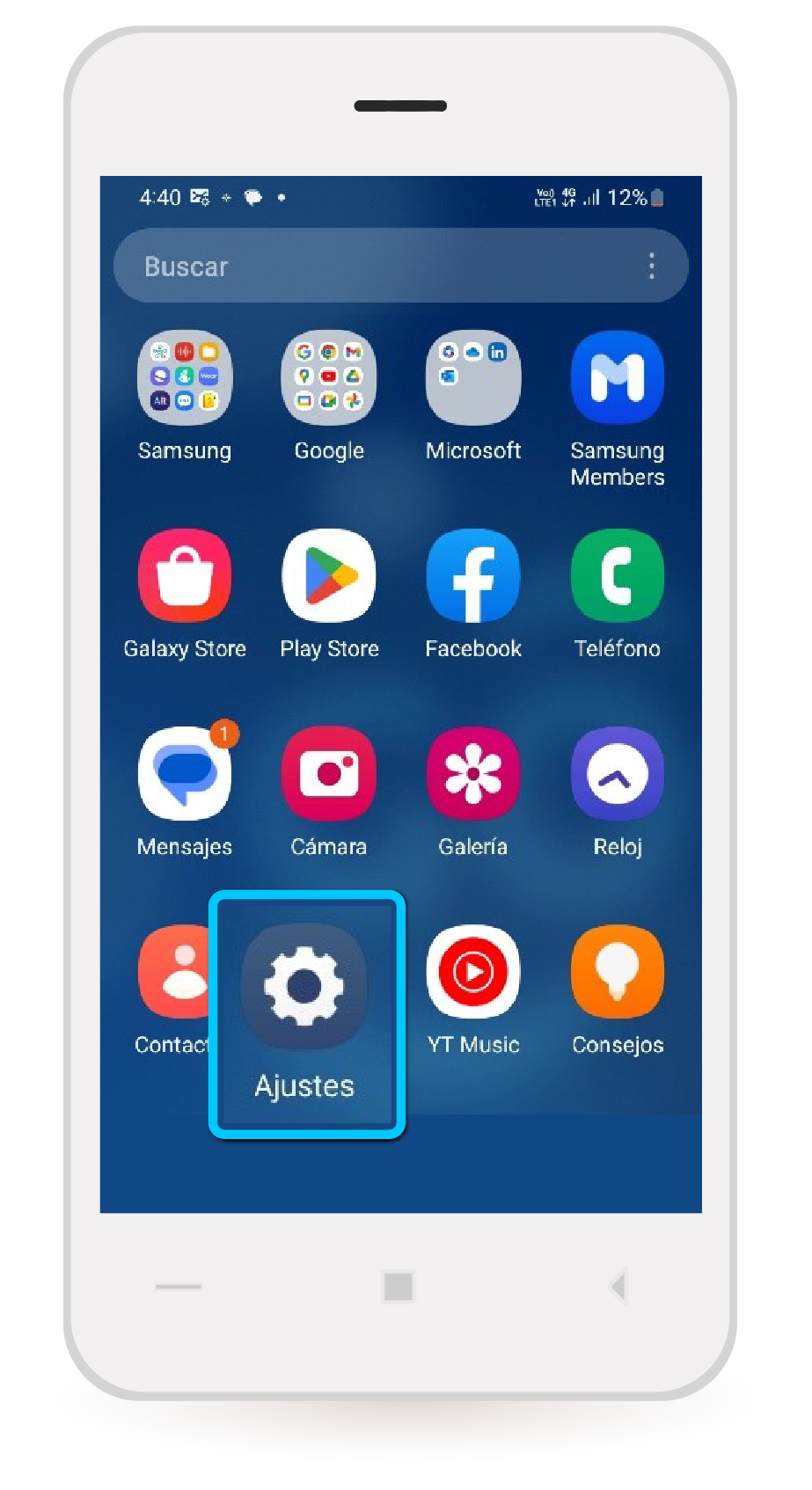 aw-ajustes conexiones volte tigo en samsung