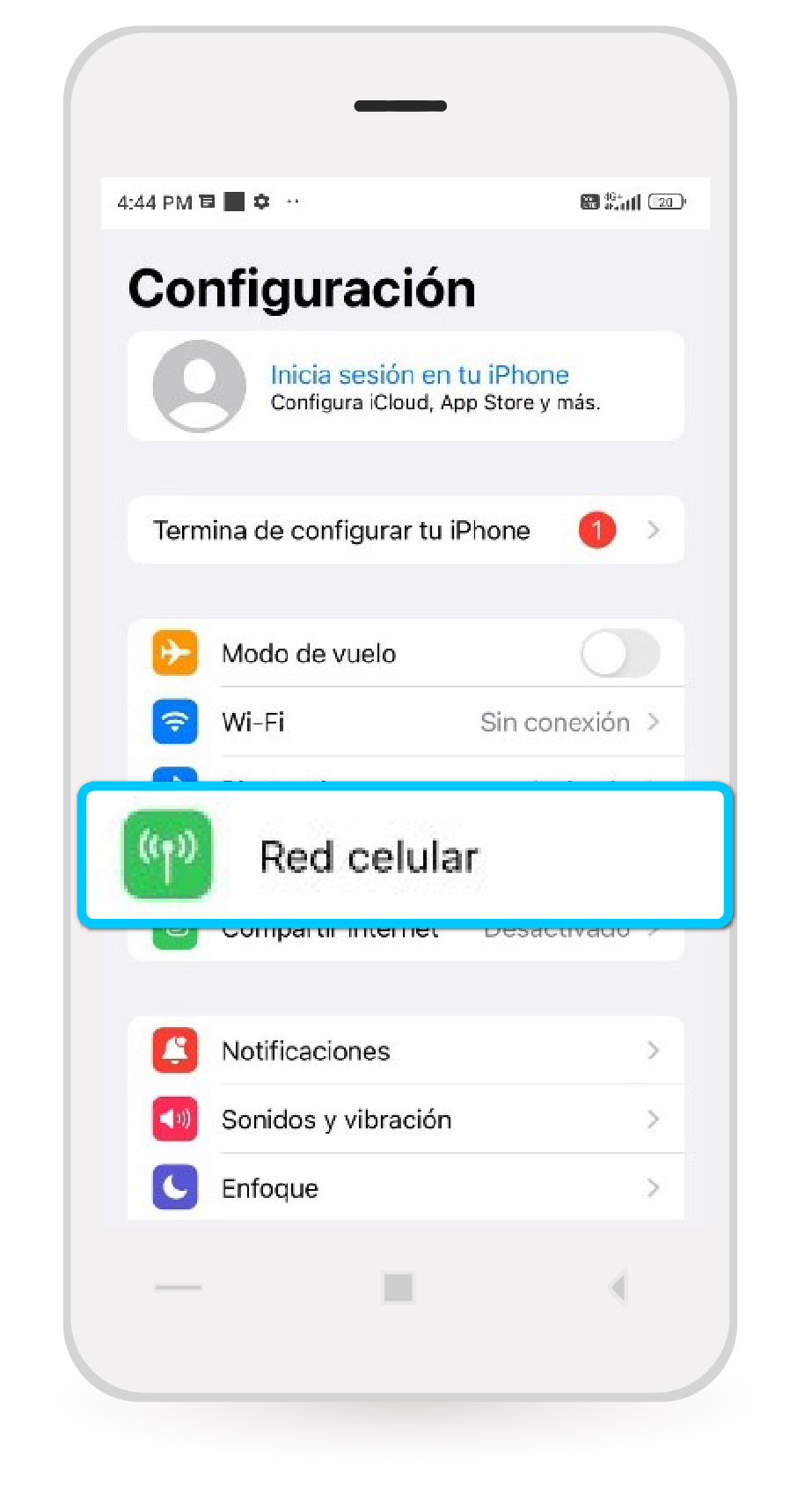 aw-configuracion iphone llamadas volte