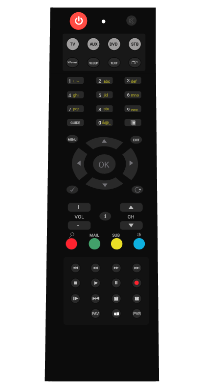 aw-configurar control une para tv