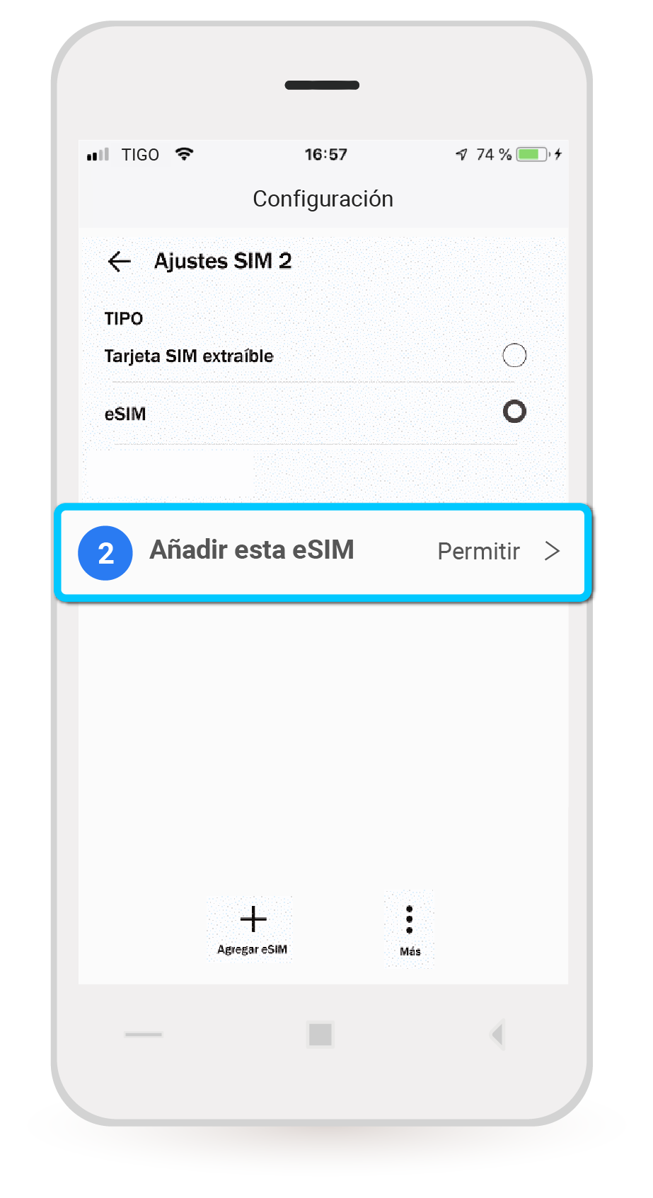 aw-activar esim Colombia tigo huawei