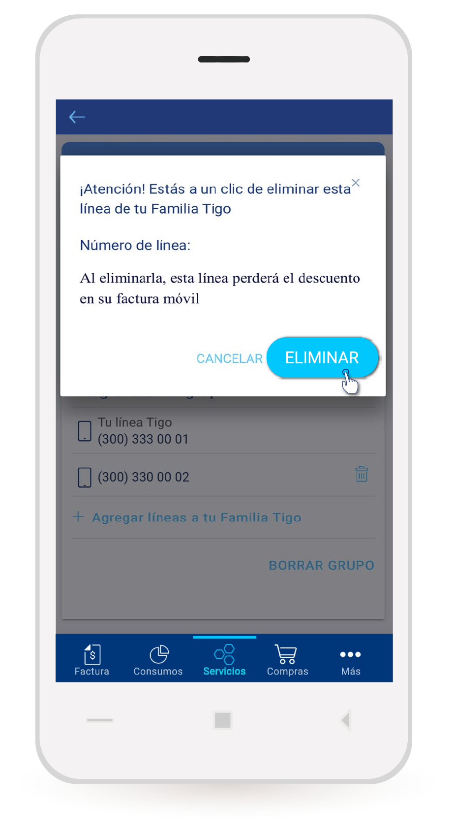 aw-Mi tigo plan familiar pospago
